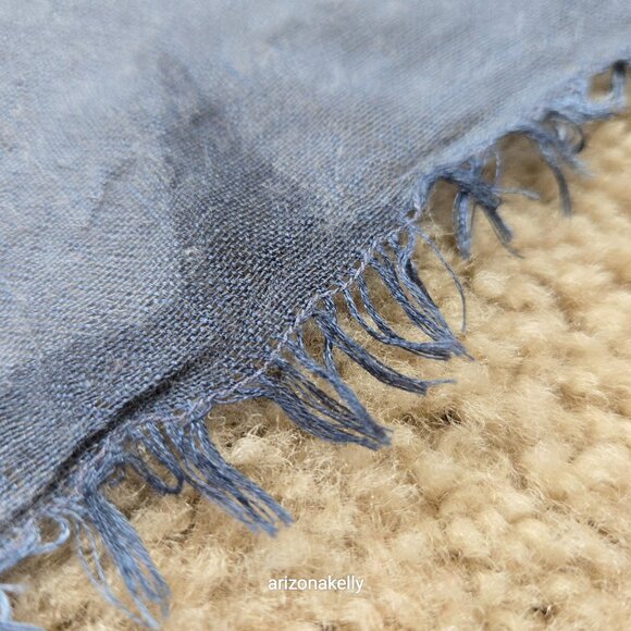 Beck Sondergaard Wool & Silk Distressed Star Scarf Oversized - Picture 6 of 15